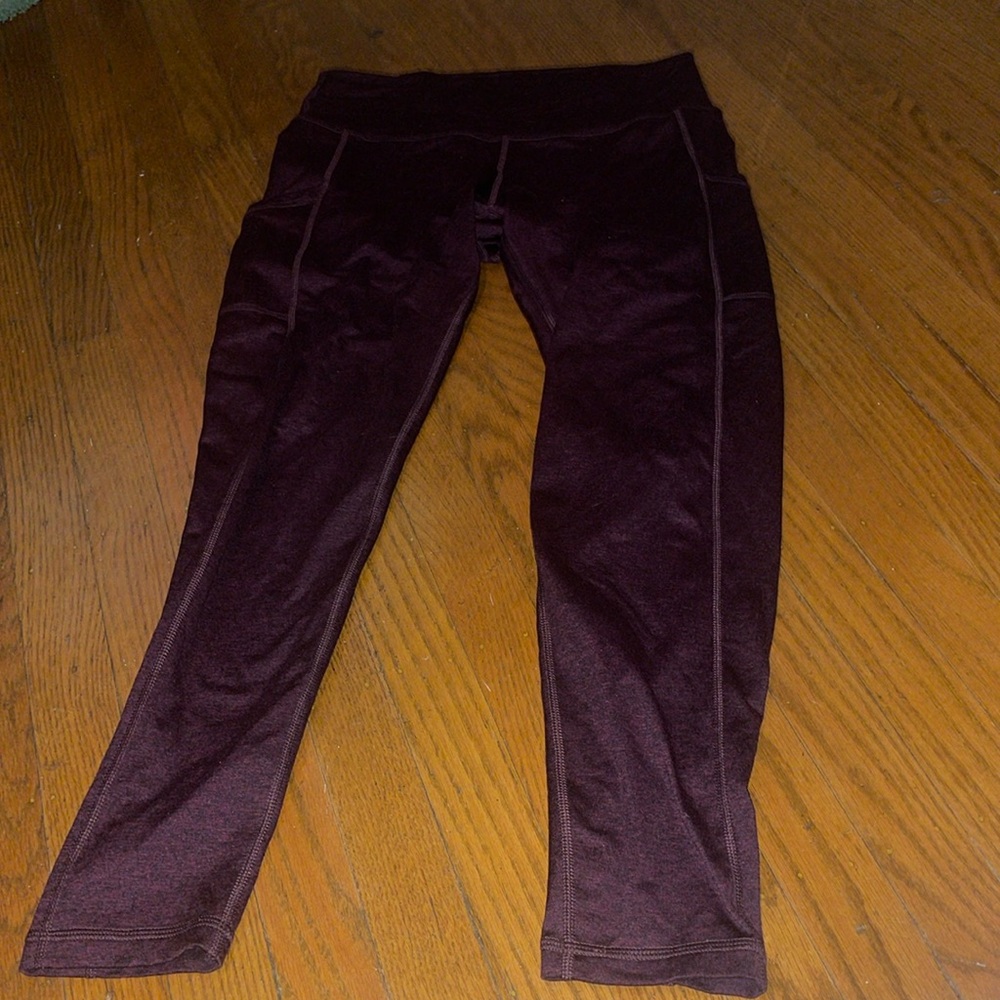 Maroon Aerie leggings